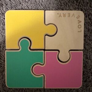 Lovevery Chunky Wooden Jigsaw Puzzle Like New